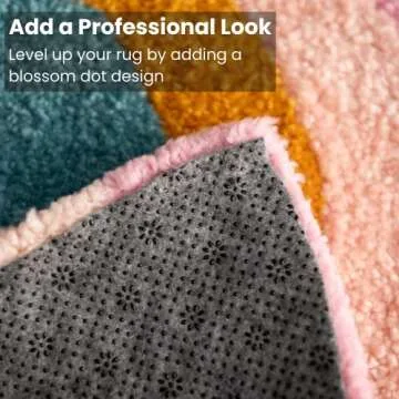 DABLINE 80" x 80" Non Slip Rug Pad for Tufting and Rug Making, Thick and Grippy Backing Fabric