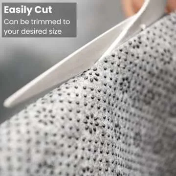 DABLINE 80" x 80" Non Slip Rug Pad for Tufting and Rug Making, Thick and Grippy Backing Fabric