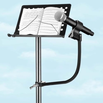 Mippko Gooseneck Microphone Stand with Super Crab Clamp