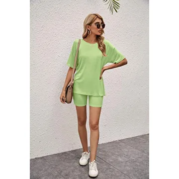 CoolooC Women's Stylish Two Piece Outfits for Comfort