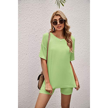 CoolooC Women's Stylish Two Piece Outfits for Comfort