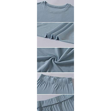 CoolooC Women's Stylish Two Piece Outfits for Comfort