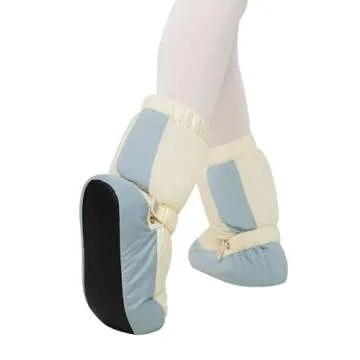 Warm Up with Daydance Blue Ballet Dance Booties