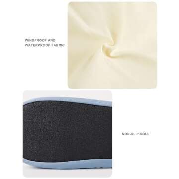 Warm Up with Daydance Blue Ballet Dance Booties