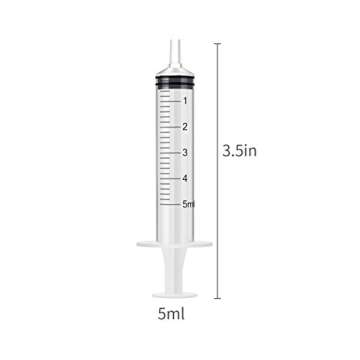 Buy 5ml Plastic Syringes for Pets and Projects in Bulk