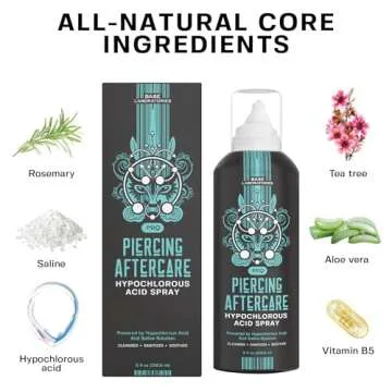 Hypochlorous Acid Spray for Fast Piercing Healing