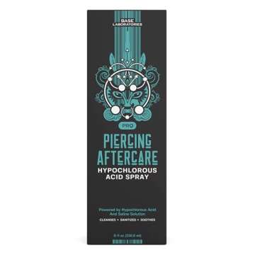 Hypochlorous Acid Spray for Fast Piercing Healing