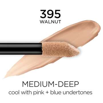 L'Oreal Paris Makeup Infallible Full Wear Waterproof Matte Concealer, Full Coverage, Walnut, 0.33 fl...