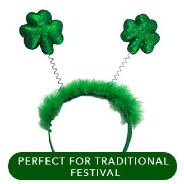 SunnyPro Shamrock Headbands for St. Patrick’s Day Fun