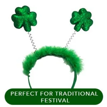 SunnyPro Shamrock Headbands for St. Patrick’s Day Fun