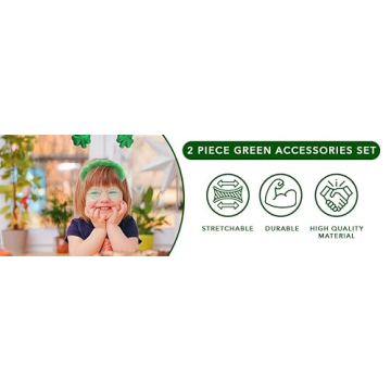 SunnyPro Shamrock Headbands for St. Patrick’s Day Fun
