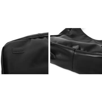 Pocadri Women Chic Vegan Leather Tote Bag Handbag