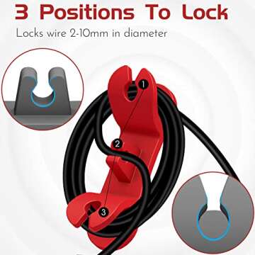 Cord Organizer for Appliances - Upgraded Patented 3 Pack Tidy Cord Wrapper Holder Wrap Keeper Cord W...