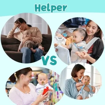 Babygoal Neutral Pacifier Clips - Stylish 6 Pack for Babies