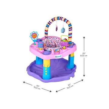Evenflo Exersaucer Bouncing Activity Saucer, Sweet Tea Party