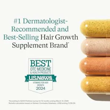 Nutrafol Women's Hair Growth Supplements and Hair Serum, Ages 18-44, for Visible Thickness and Strength - 3 Month Supply, 1.7 Fl Oz Bottle