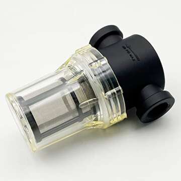 3/4" In-line Strainer with 100 Mesh Stainless Steel Filter