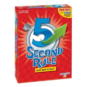 5 Second Rule Game - Simple Questions Card Game for Family Fun, Party, Kids, Travel, Game Night & Sl...