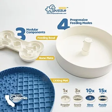 Puzzle Feeder Slow Feeder Dog Bowl for Healthy Eating