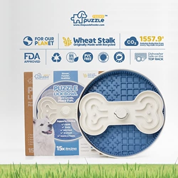 Puzzle Feeder Slow Feeder Dog Bowl for Healthy Eating