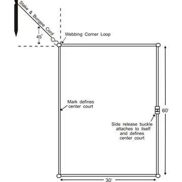 Home Court 30-ft Sand Boundary | Fun for All Ages