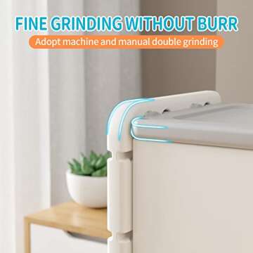 UNICOO Kids Storage Shelves, Children Toy Storage Organizer, Kids Bookshelf and Toy Storage for School, Bedroom, Playroom or Nursery (2 * 4)