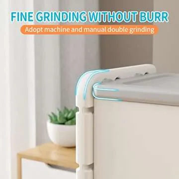 UNICOO Kids Storage Shelves, Children Toy Storage Organizer, Kids Bookshelf and Toy Storage for School, Bedroom, Playroom or Nursery (2 * 4)