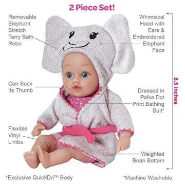 Adora Bath Time Baby Tots Collection for Creative Play
