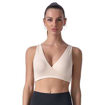 Sunzel Wire Free Maternity Nursing Bras for Breastfeeding