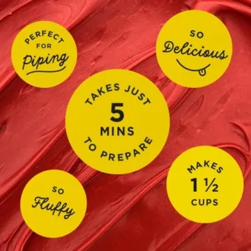 Supernatural Vegan Vanilla Frosting - Fruit Punch Red