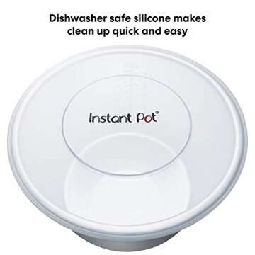 Instant Pot Silicone Lid - 10.23-Inch Leak-Proof Cover