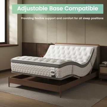 SLEEP100 Queen 12 Inch Hybrid Mattress for Deep Sleep