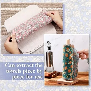 50 Pcs Reusable Paper Towels Cotton Eco-Friendly Kitchen Cloths