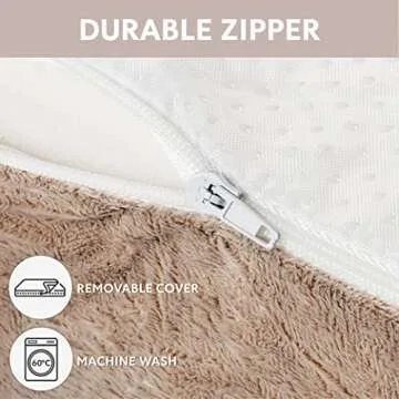 Memory Foam Dog Bed (High Density) - Orthopedic Dog Bed Insert for Large Dogs and Small, Medium, Extra Large Dogs - 5 Bed Sizes from Puppy to 100lbs Dog - Temperature Regulating Cooling Bed - L