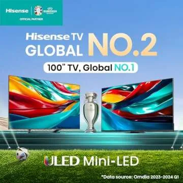 Hisense 65-Inch U8K Mini-LED 4K UHD Smart TV - Unmatched Performance