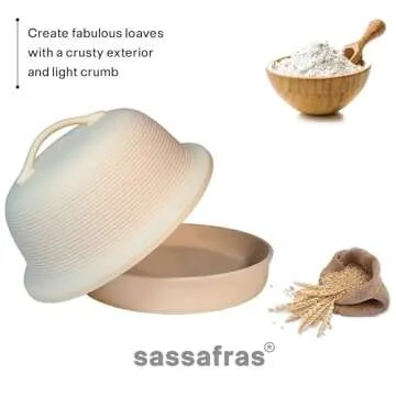 Sassafras Superstone La Cloche Bread Baker for Perfect Breads