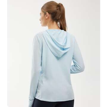 Libin Women's Full Zip UPF 50+ Sun Protection Hoodie Jacket Long Sleeve Sun Shirt Hiking Outdoor Per...
