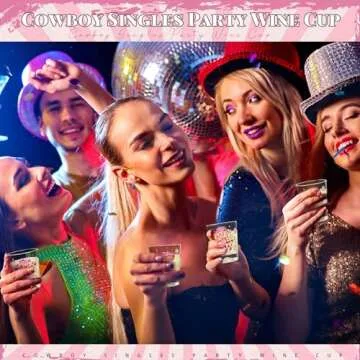 24 Pack Cowgirl Bachelorette Party Shot Glasses for Fun