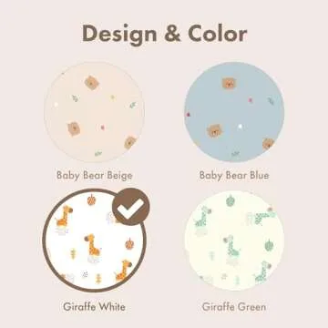 LoLaBi Waterproof Coverall Baby Weaning Bib - Giraffe Design