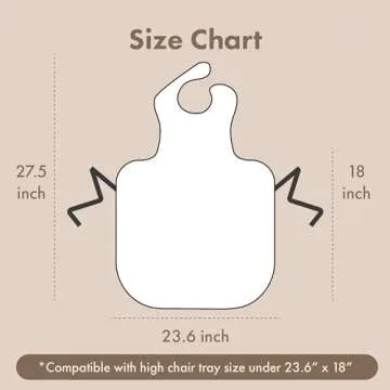 LoLaBi Waterproof Coverall Baby Weaning Bib - Giraffe Design