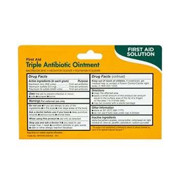 Thera Care Triple Antibiotic Ointment | First Aid | Infection Prevention and Protection | 1.0 oz | Topical Wound Care for Minor Scrapes and Cuts