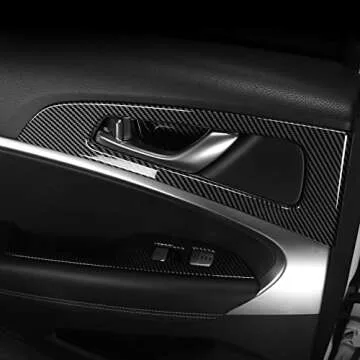 Cnaurda Car Interior Door Lock Trim Set for Genesis G70