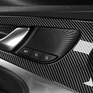 Cnaurda Car Interior Door Lock Trim Set for Genesis G70