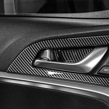 Cnaurda Car Interior Door Lock Trim Set for Genesis G70