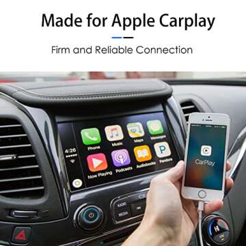 Car Apple Carplay Cable, USB A to Lightning Cable for iPhone 14, 14 pro max,13,Plus,SE 2nd/12/11/Xs/...