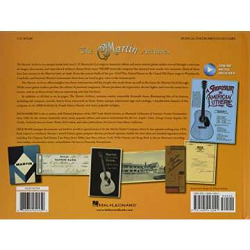 Jim Washburn - The Martin Archives | Acoustic Guitar History Book with Reproduced Artifacts | Inside...