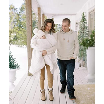 Zaitun Mens Hooded Sweatshirt Long Sleeve Solid Knitted Hoodie Pullover Sweater Khaki