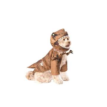 Rubies Jurassic World T. Rex Dinosaur Pet Costume for Themed Parties and Halloween, As Shown, Small