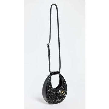 STAUD Women's Good Night Moon Bag in Black Celestial