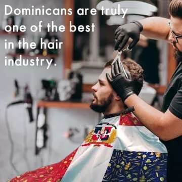 King Midas Barber Cape - Waterproof & Adjustable for All